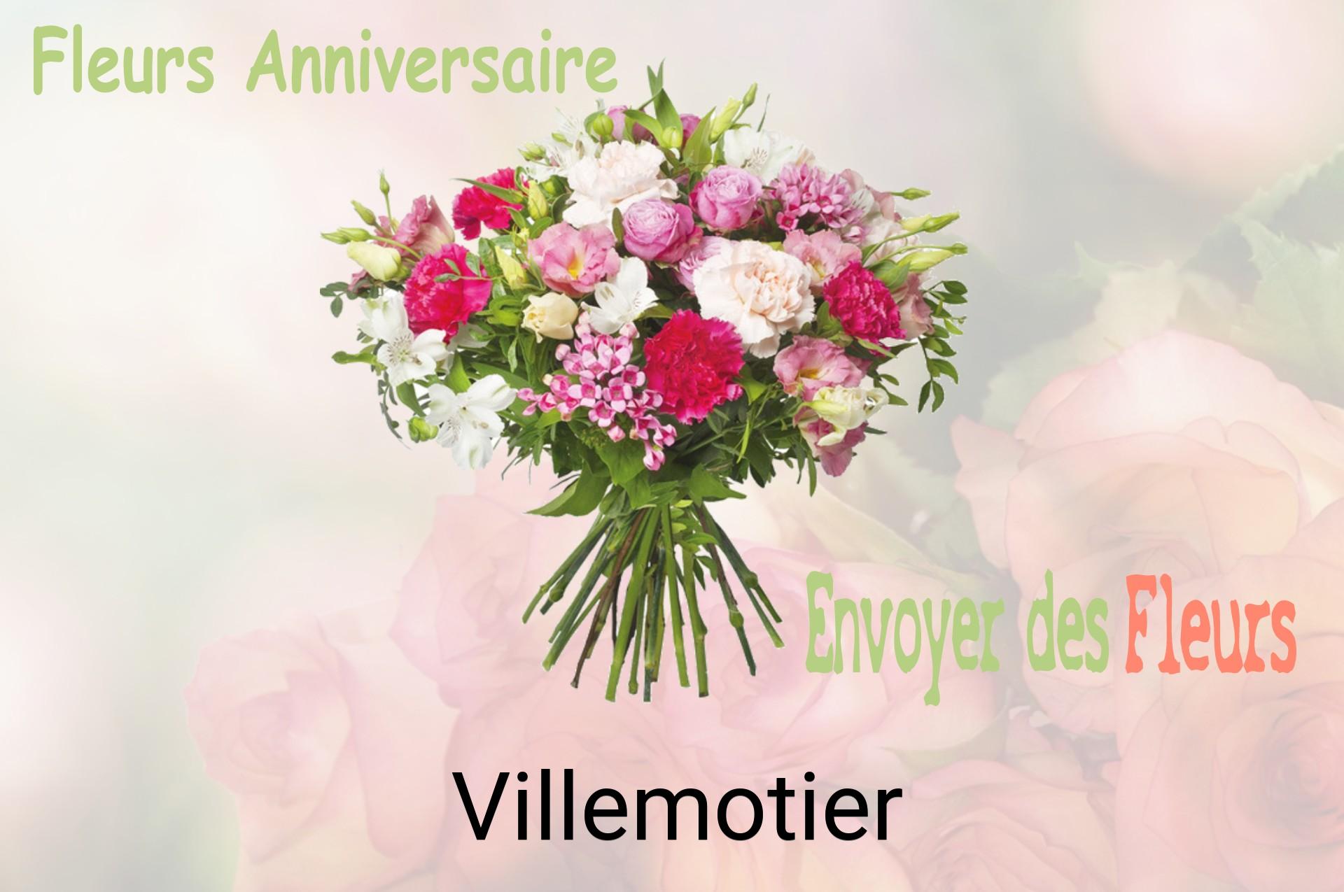 Bouquet de fleurs d’anniversaire livré à Villemotier